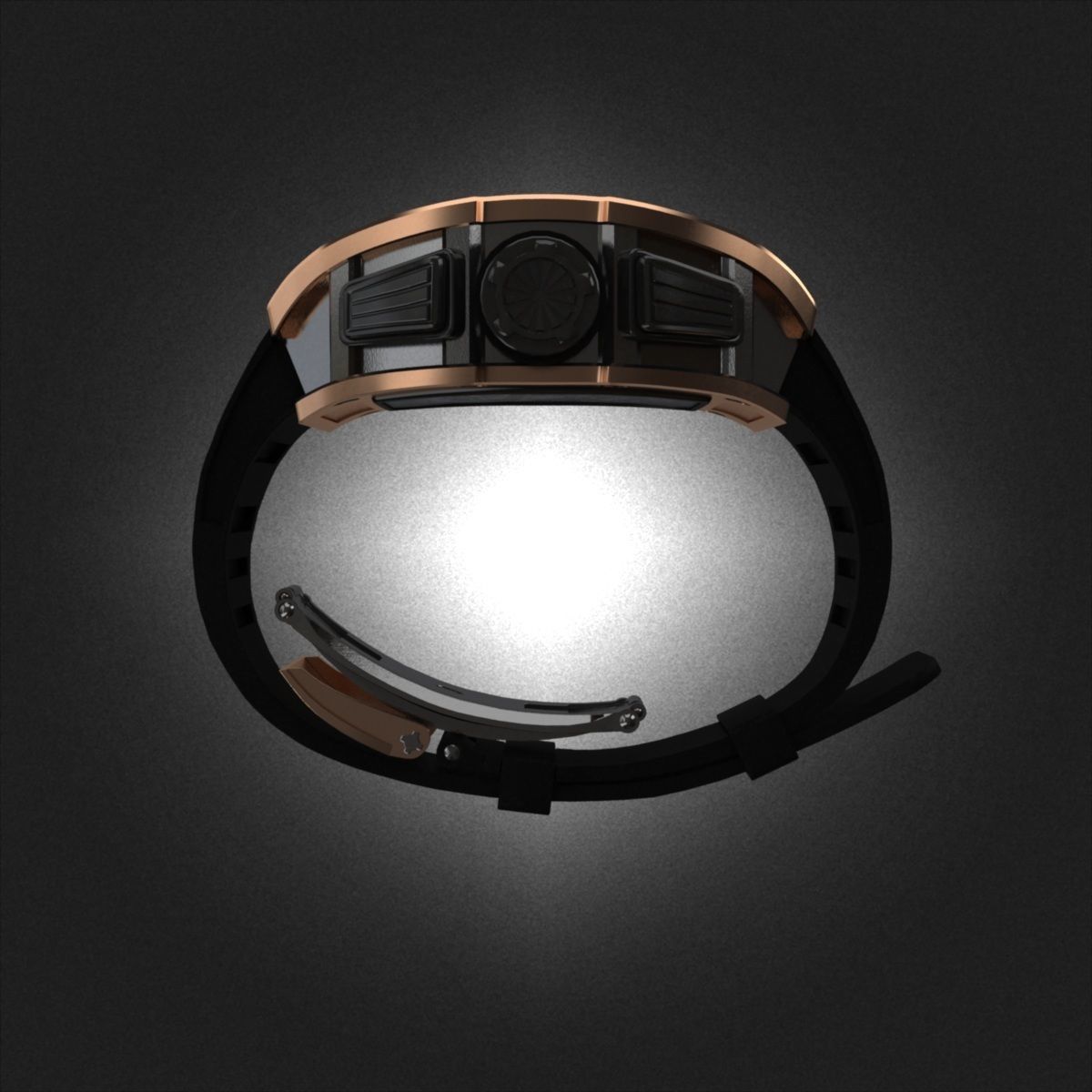 Richard Mille Watch 3D model_2