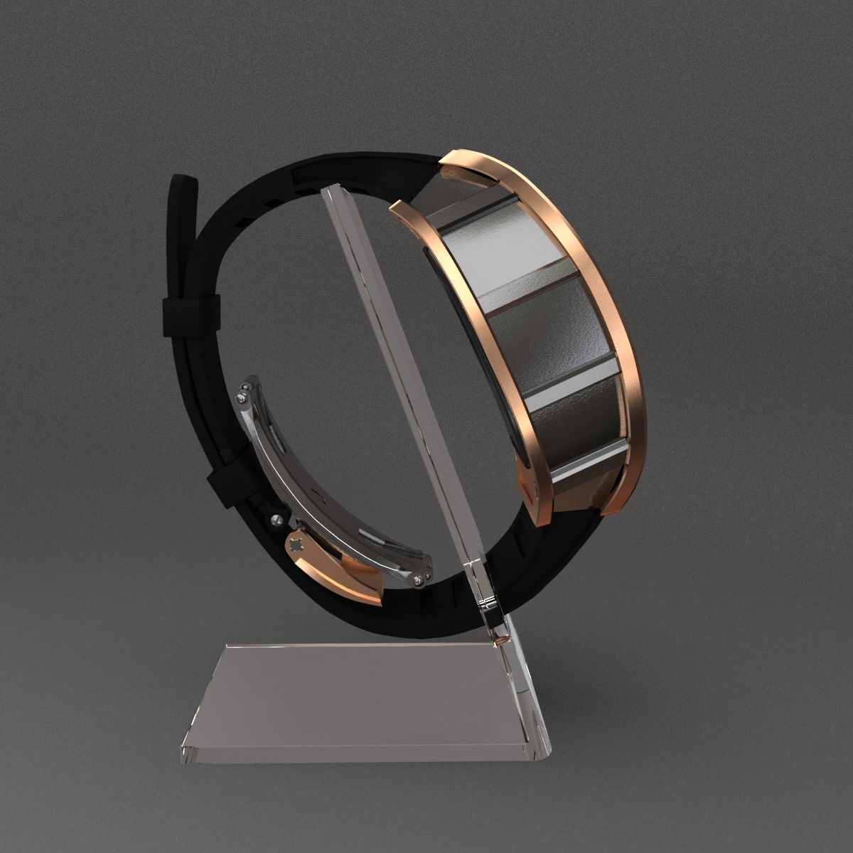 Richard Mille Watch 3D model_8