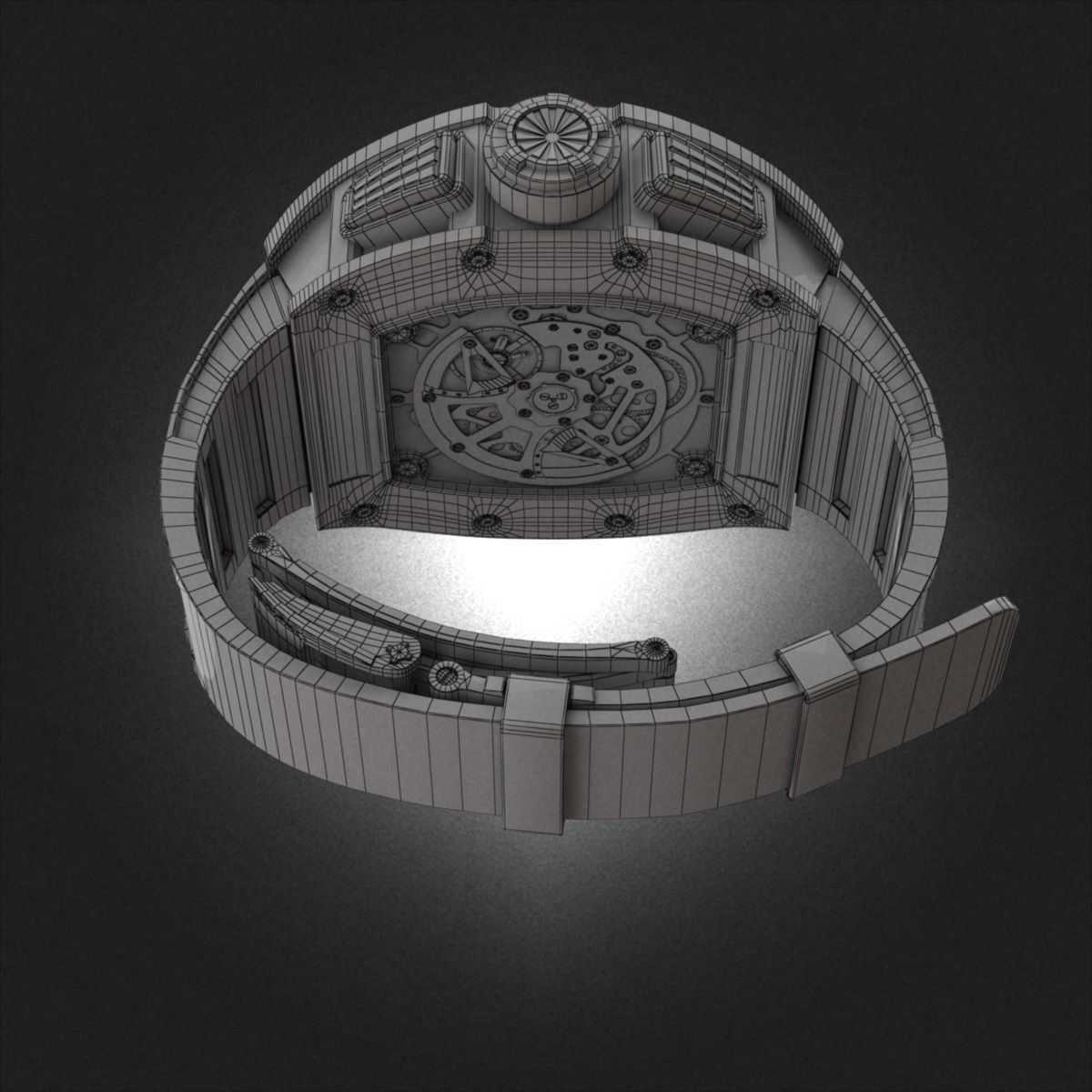 Richard Mille Watch 3D model_15