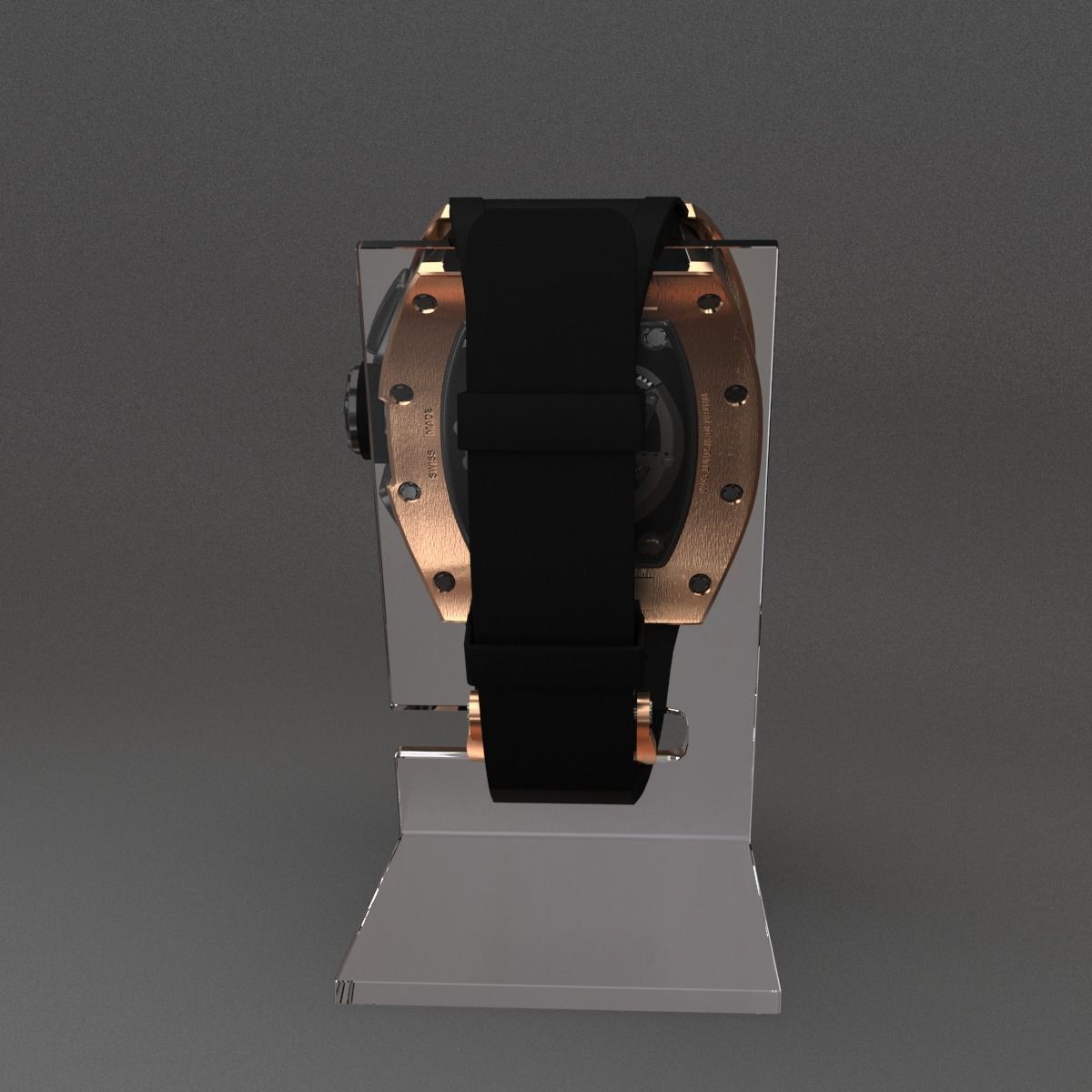 Richard Mille Watch 3D model_10