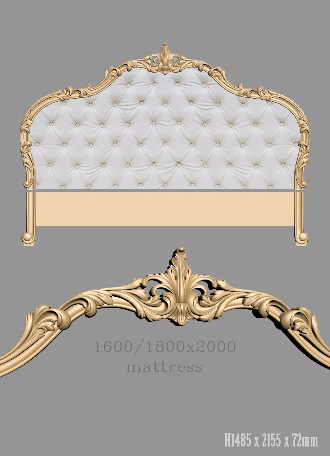 BED 3d models for cnc router 3D model_0