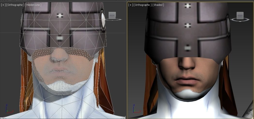 Angemon VR - AR - low-poly 3D model Low-poly 3D model_2