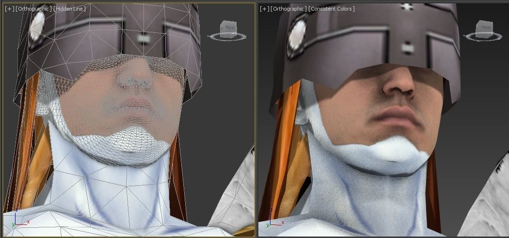 Angemon VR - AR - low-poly 3D model Low-poly 3D model_3