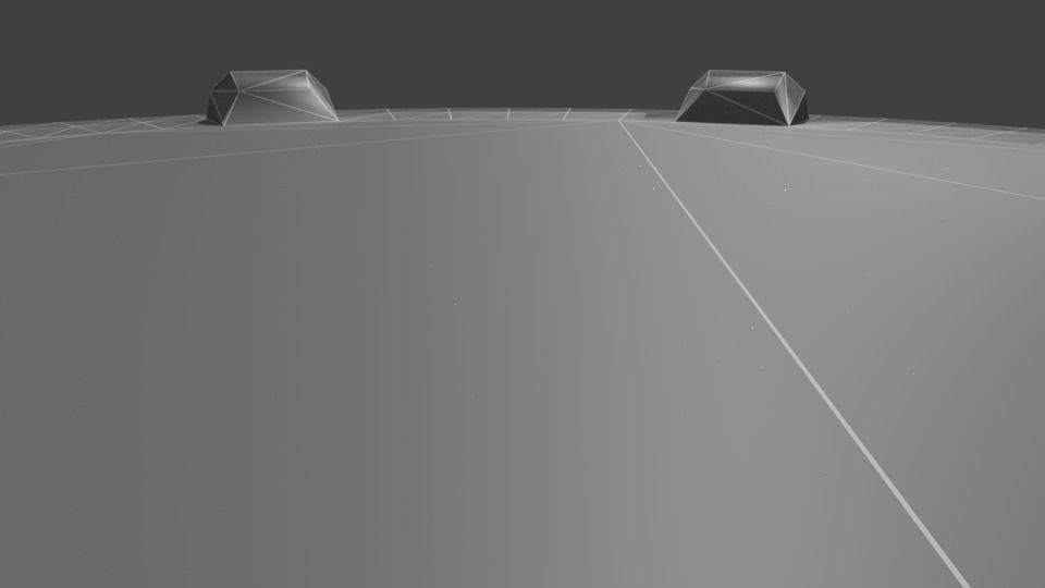 Hovering Sci-Fi Platform Low-poly 3D model_6