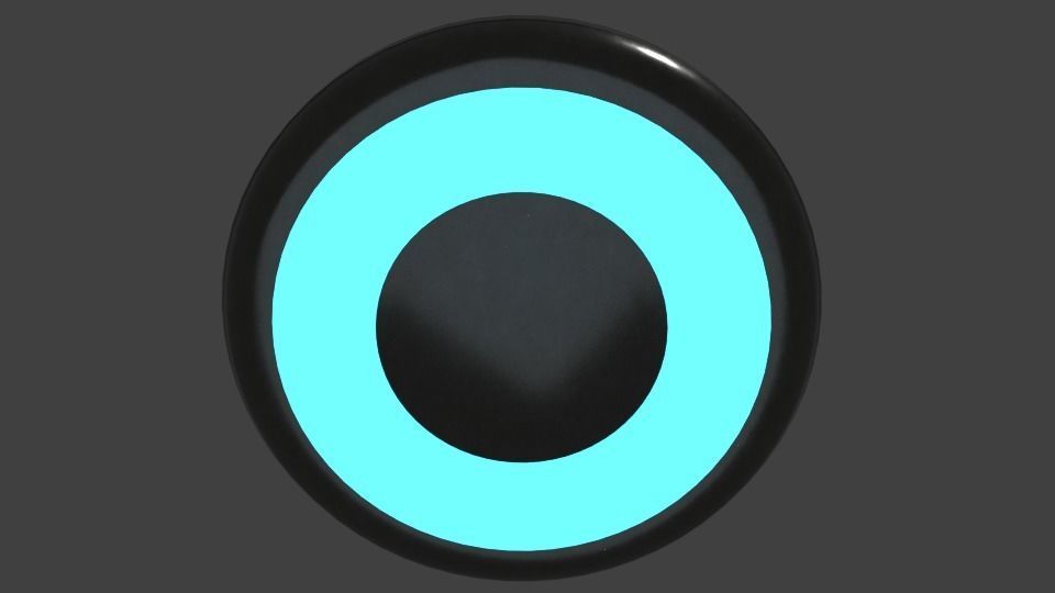 Hovering Sci-Fi Platform Low-poly 3D model_9