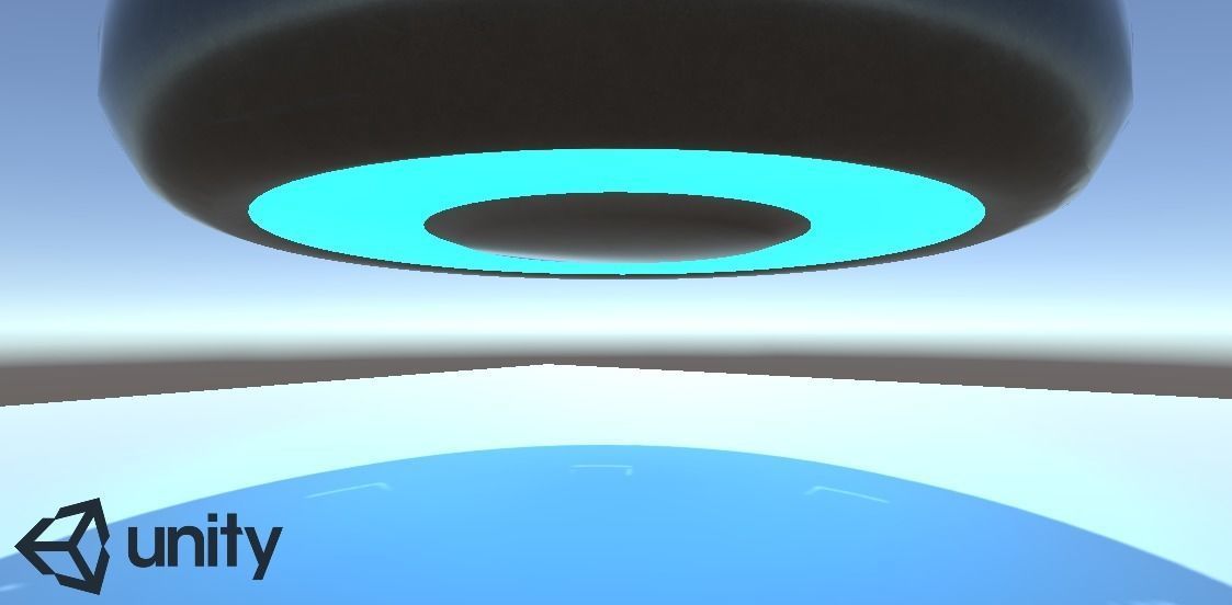 Hovering Sci-Fi Platform Low-poly 3D model_12