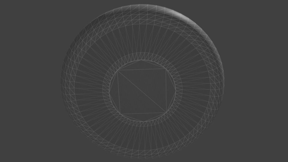 Hovering Sci-Fi Platform Low-poly 3D model_10