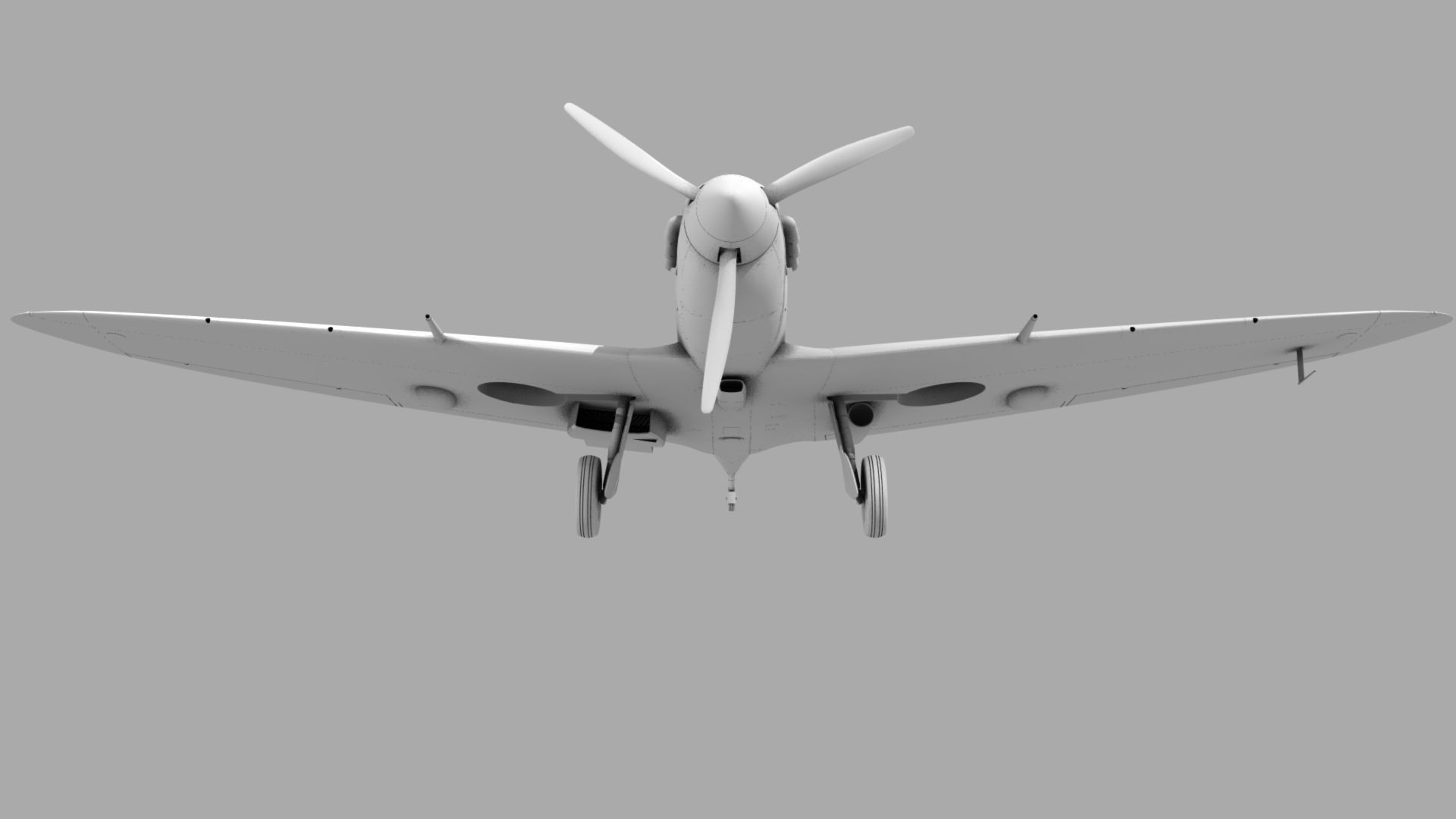 SPITFIRE MK Vb 3D model_8