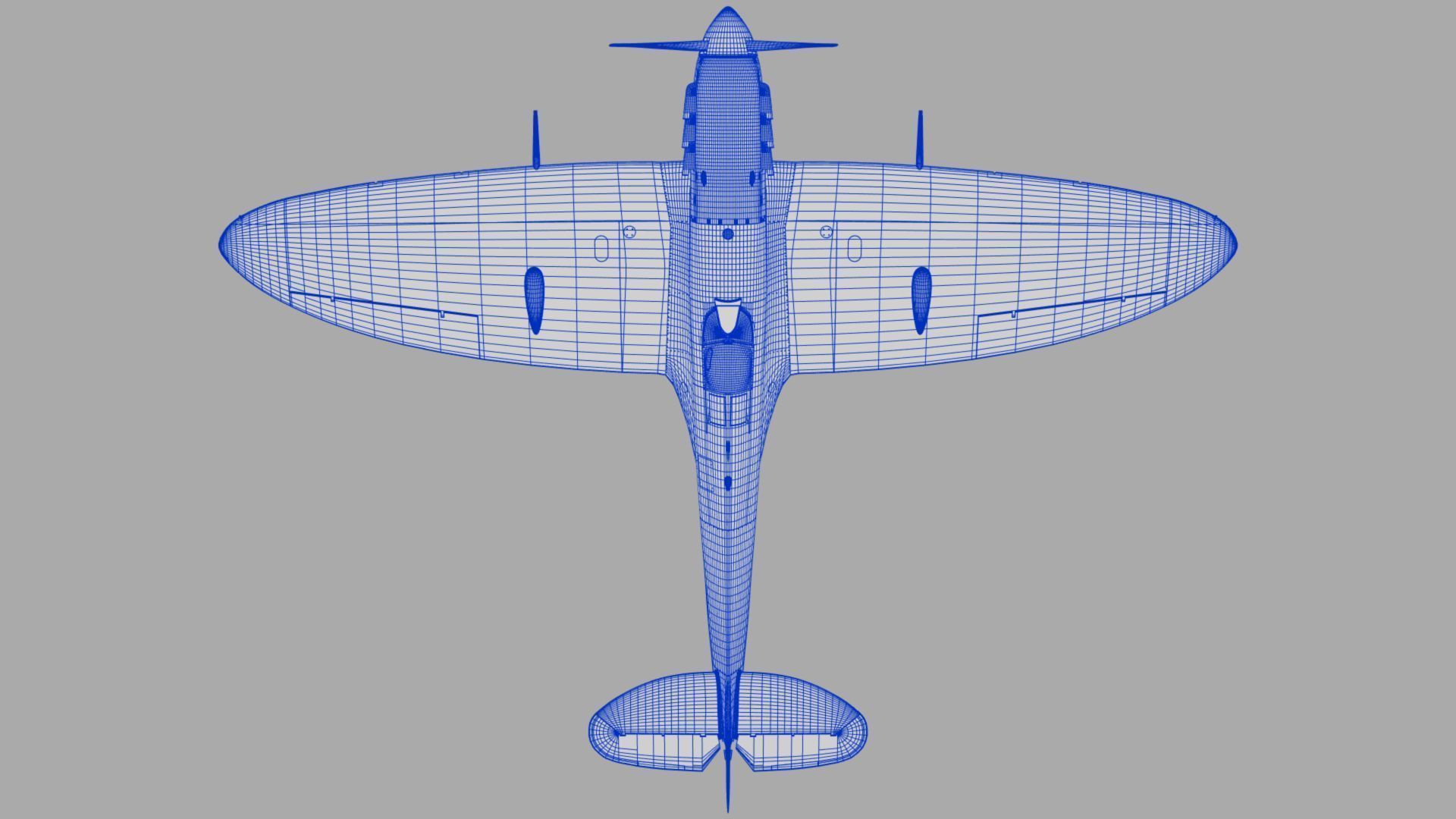 SPITFIRE MK Vb 3D model_14