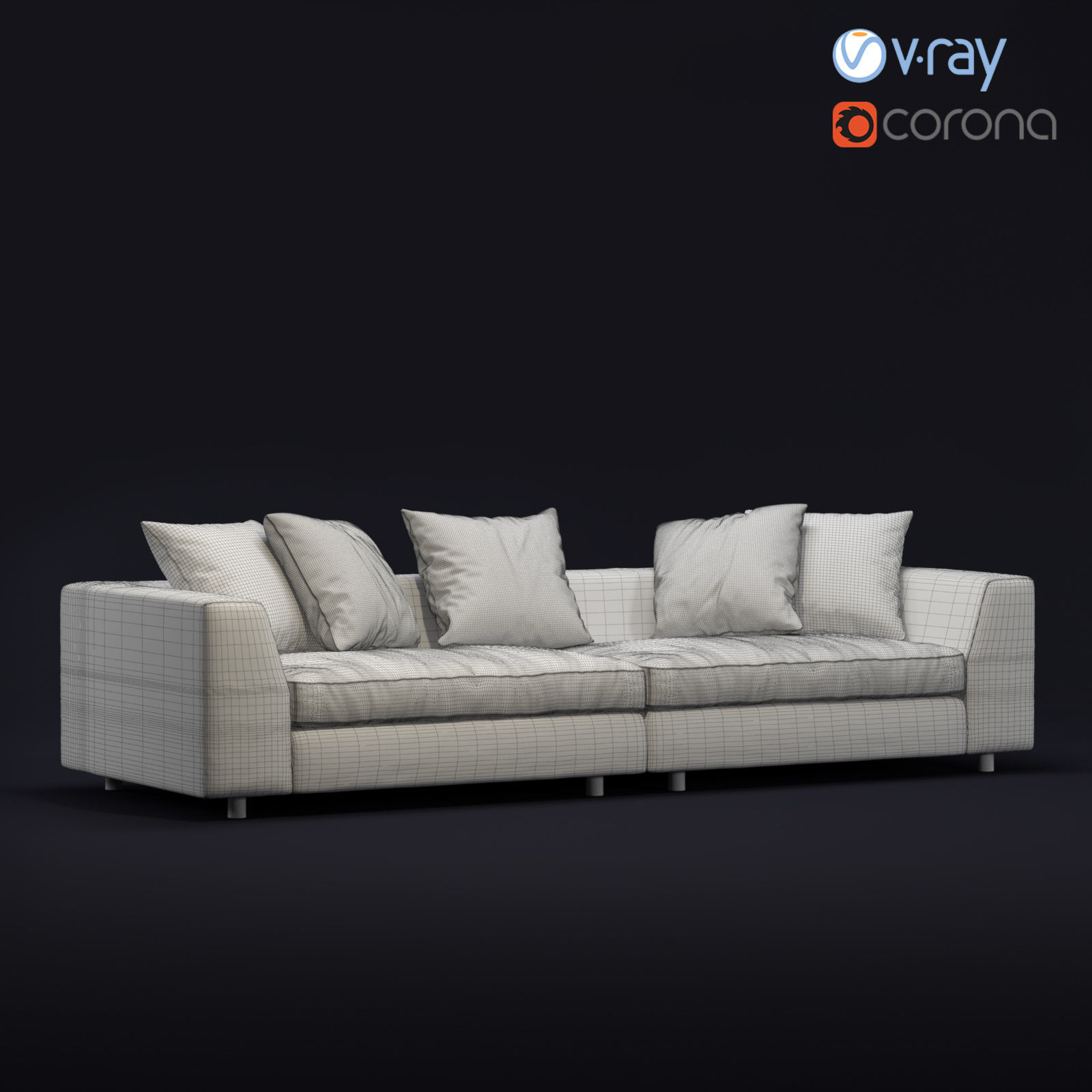 Loft Sofa 3D model_4