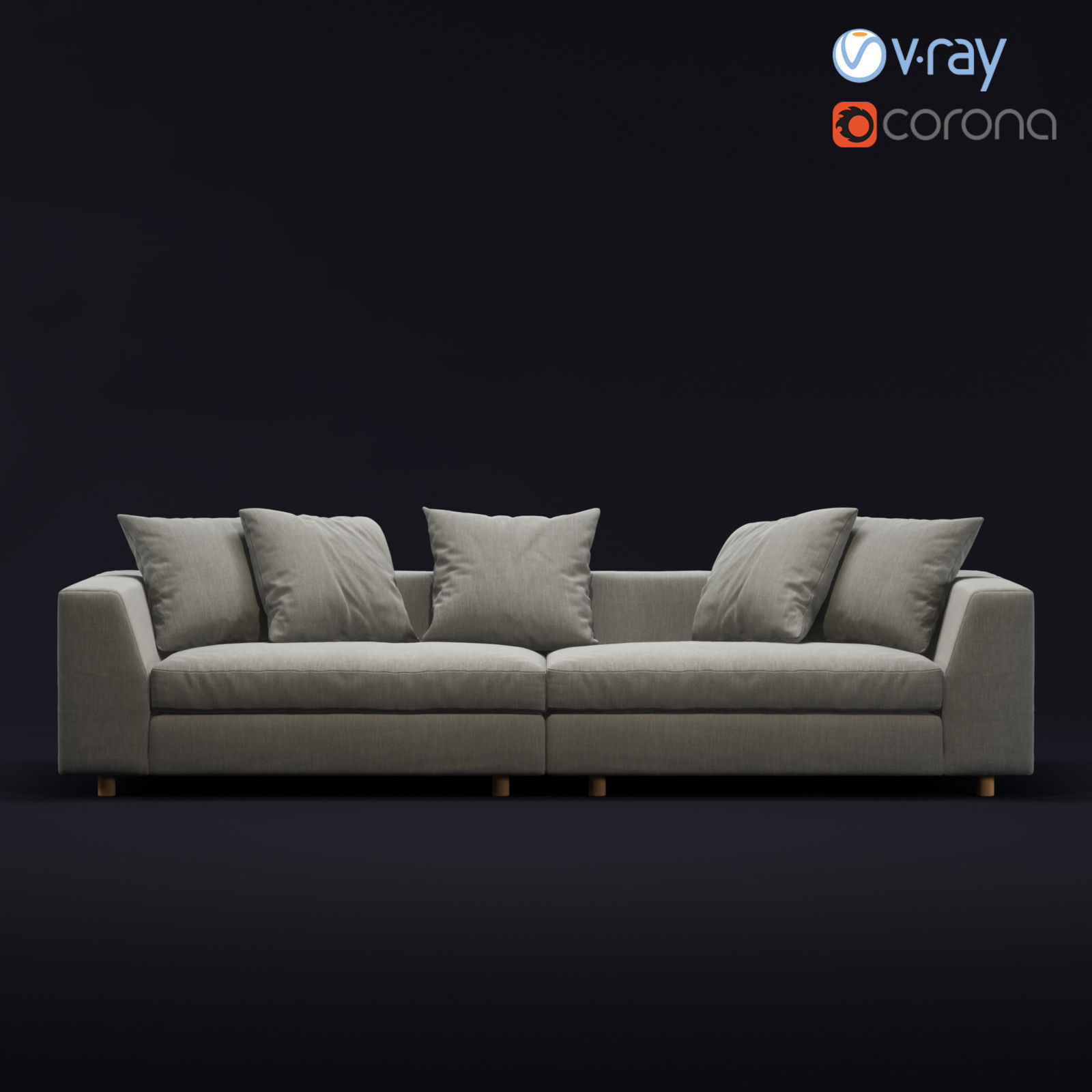 Loft Sofa 3D model_1