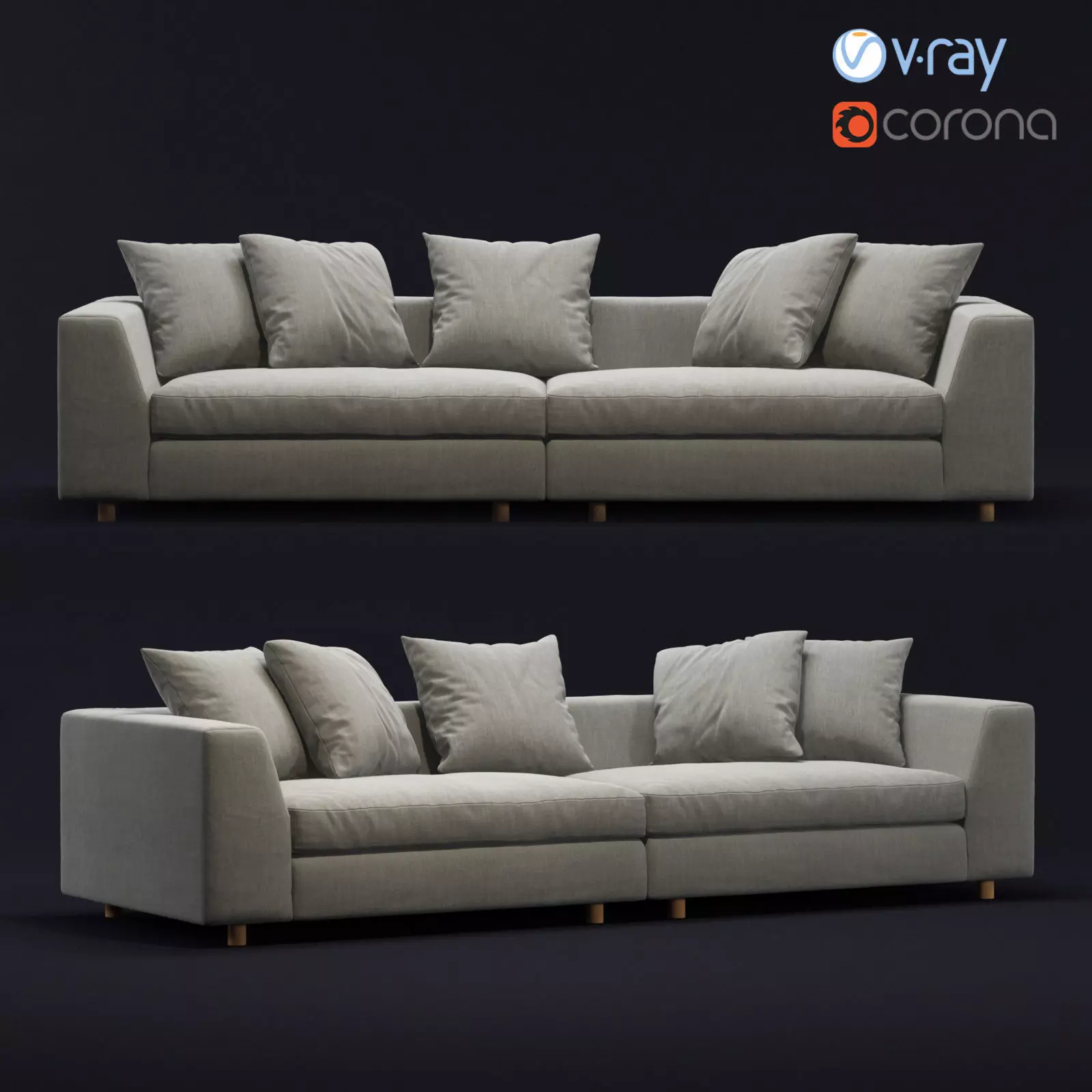 Loft Sofa 3D model_0