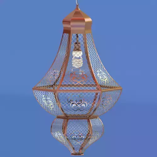 Moroccan Pierced Hanging Lamp