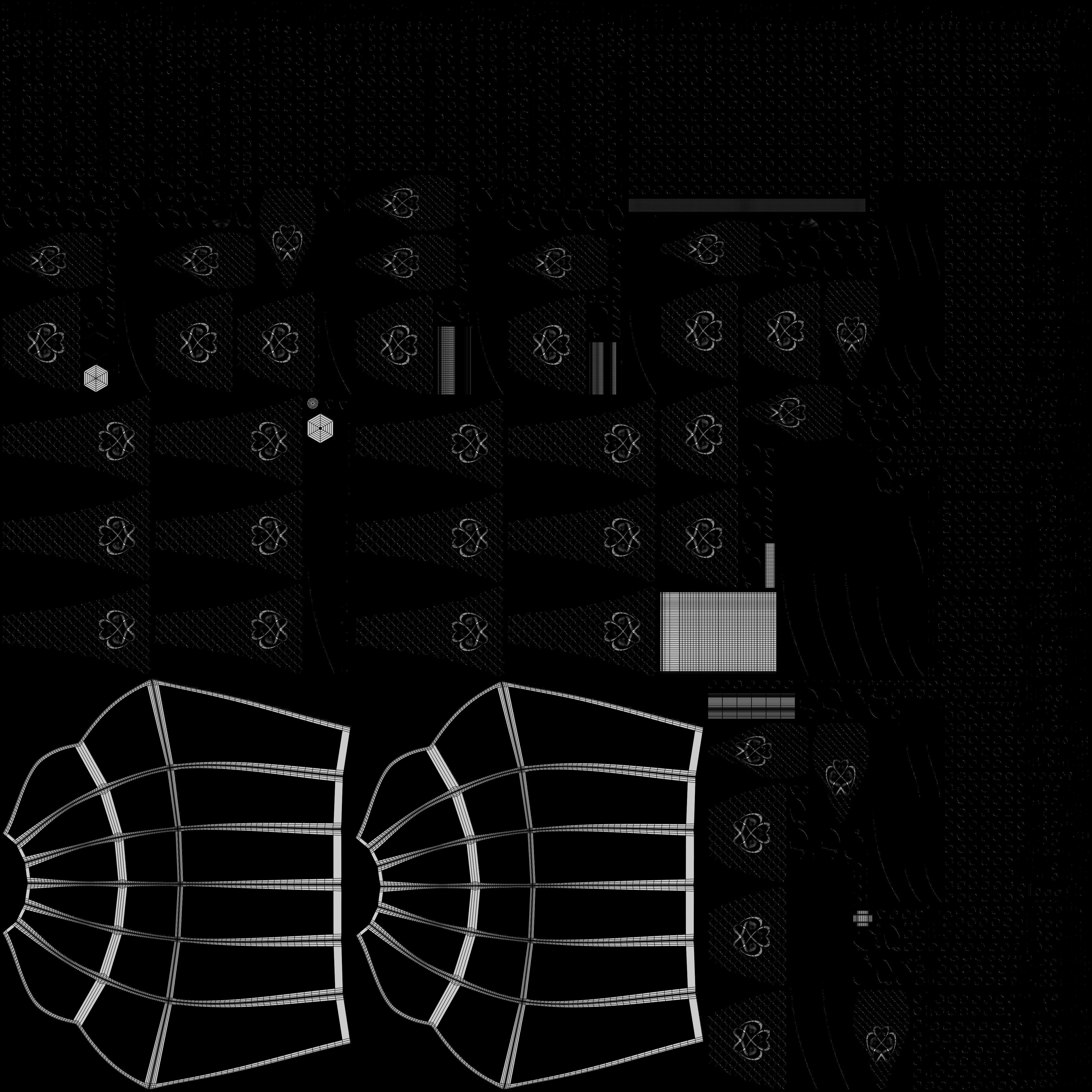 Moroccan Pierced Hanging Lamp 3D model_8