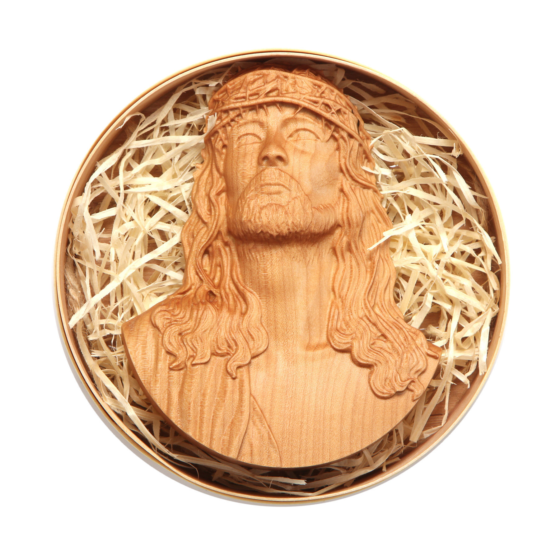 Jesus Christ 3D Highly Detailed Bas Relief for 3D Print and CNC 3D print model_4