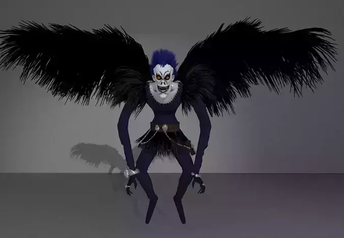 3D MODEL OF RYUK Low-poly 3D model