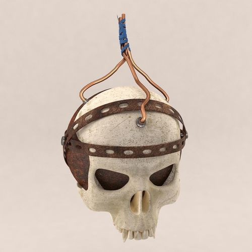 Skull Bomb Variant 2 3D model