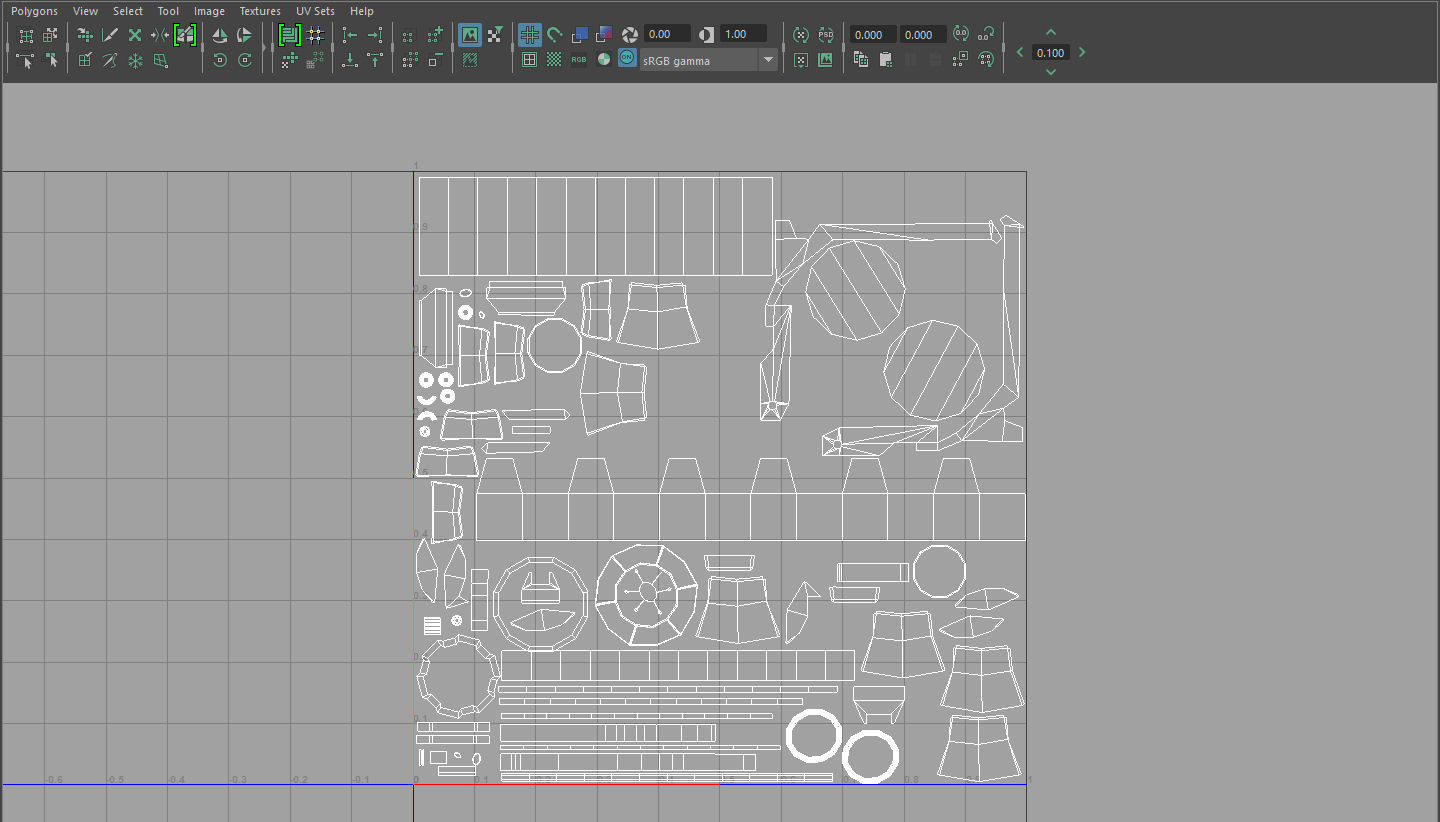 Scifi Frag Granade Low-poly 3D model_6