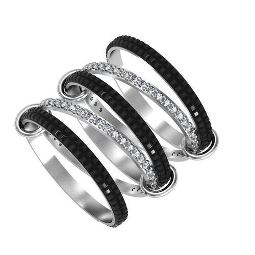 Ring composite set 3D print model