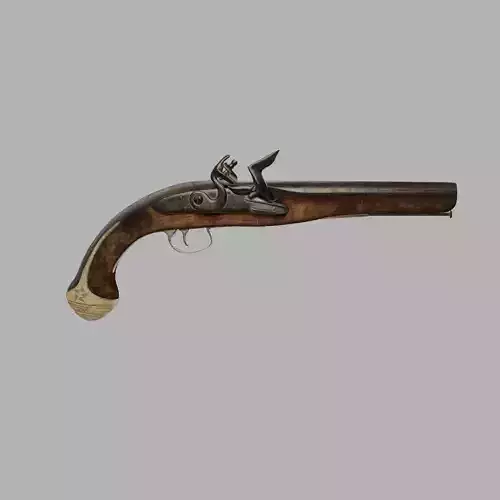 Old Gun 3D model Old Gun 3D model