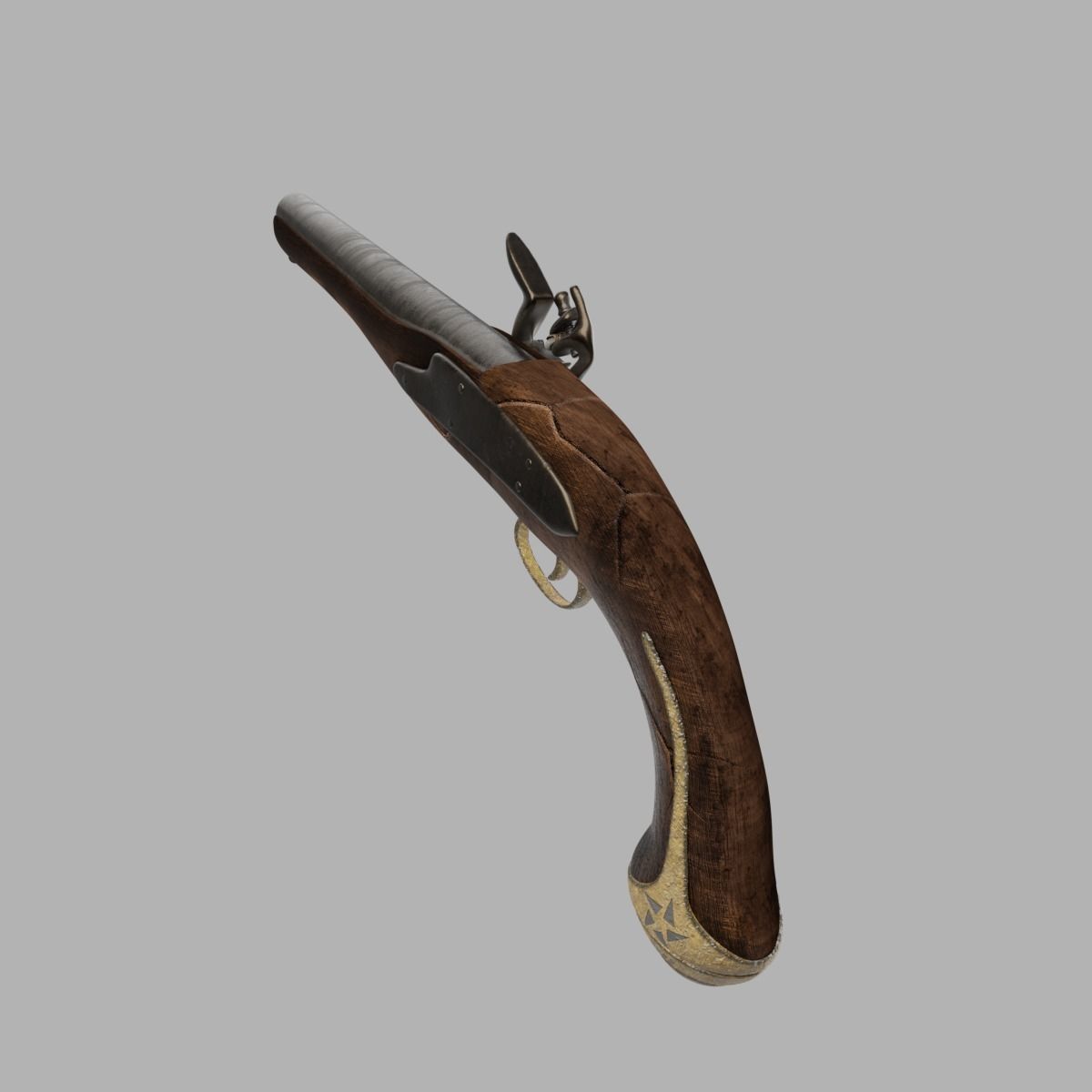 Old Gun 3D model_4