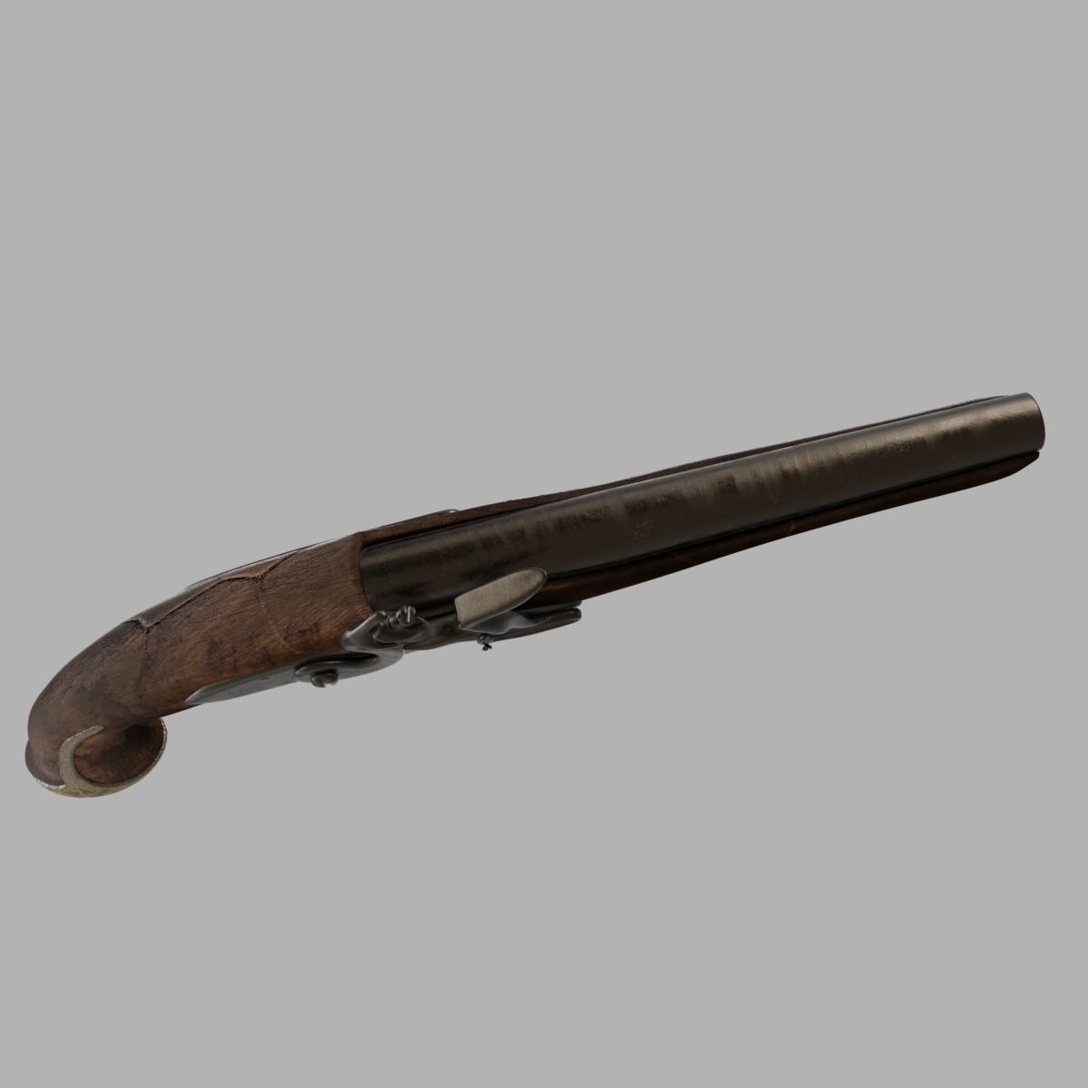 Old Gun 3D model_1