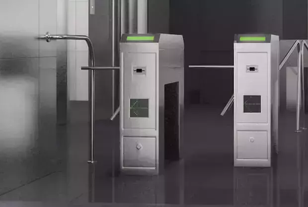 Entrance Access Control whith poles 3D model