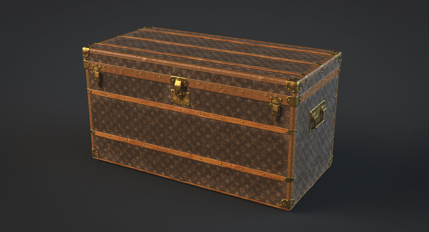 Louis Vuitton Trunk 3D model_1