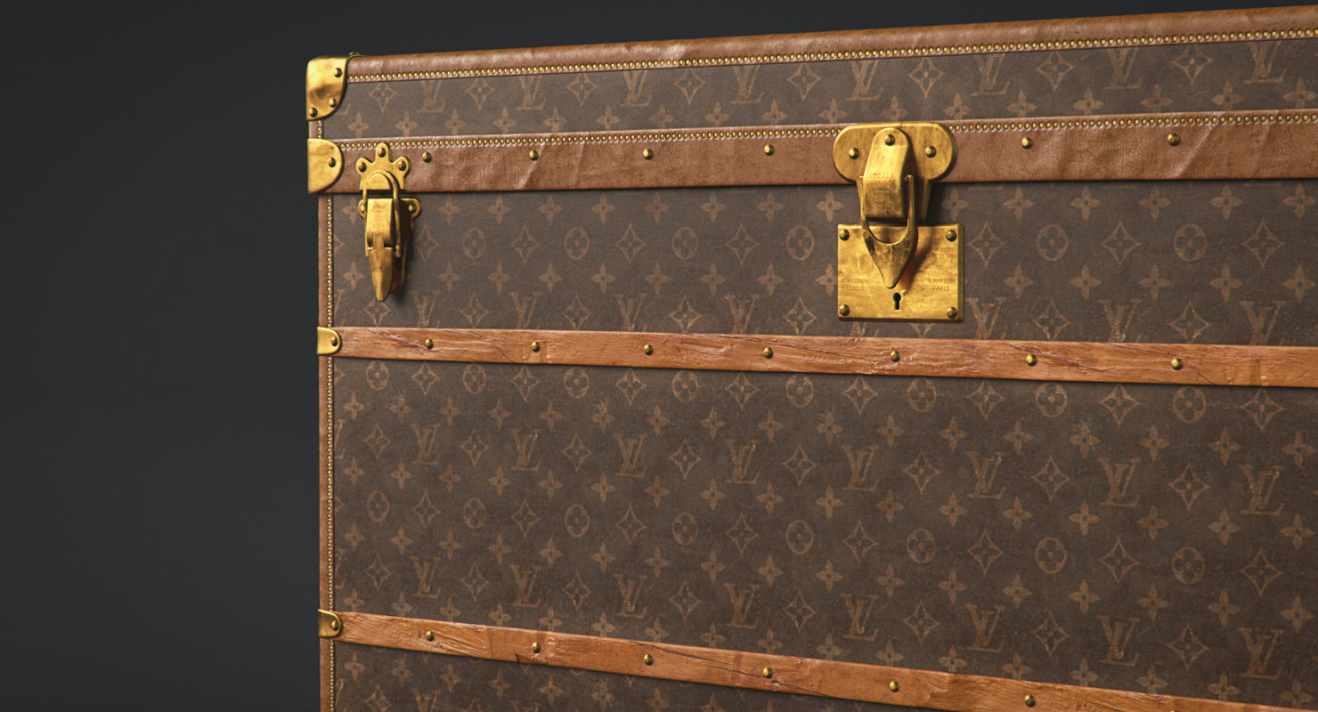 Louis Vuitton Trunk 3D model_8