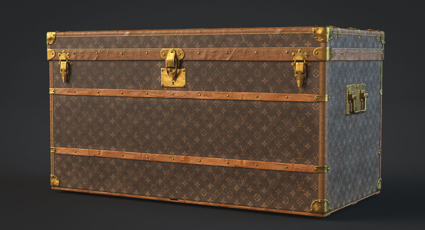 Louis Vuitton Trunk 3D model_3