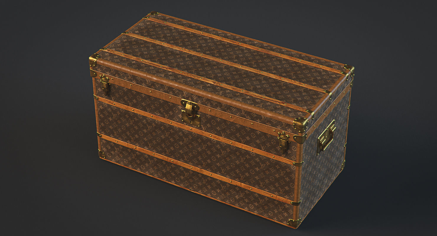 Louis Vuitton Trunk 3D model_4