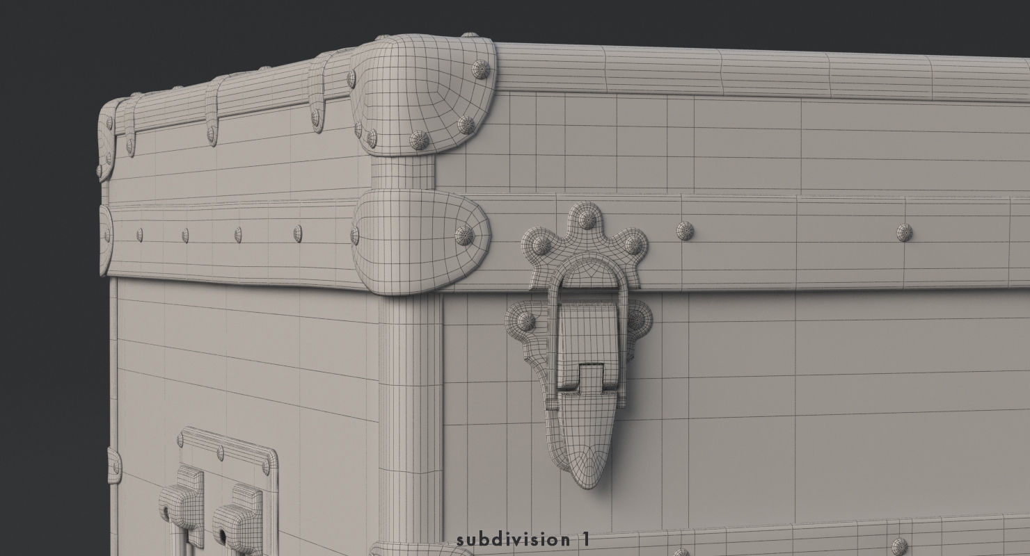 Louis Vuitton Trunk 3D model_14