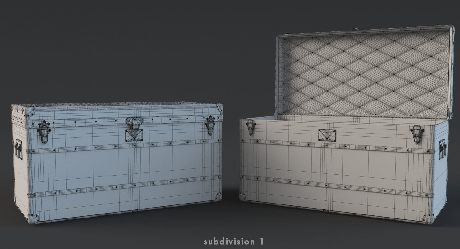 Louis Vuitton Trunk 3D model_11