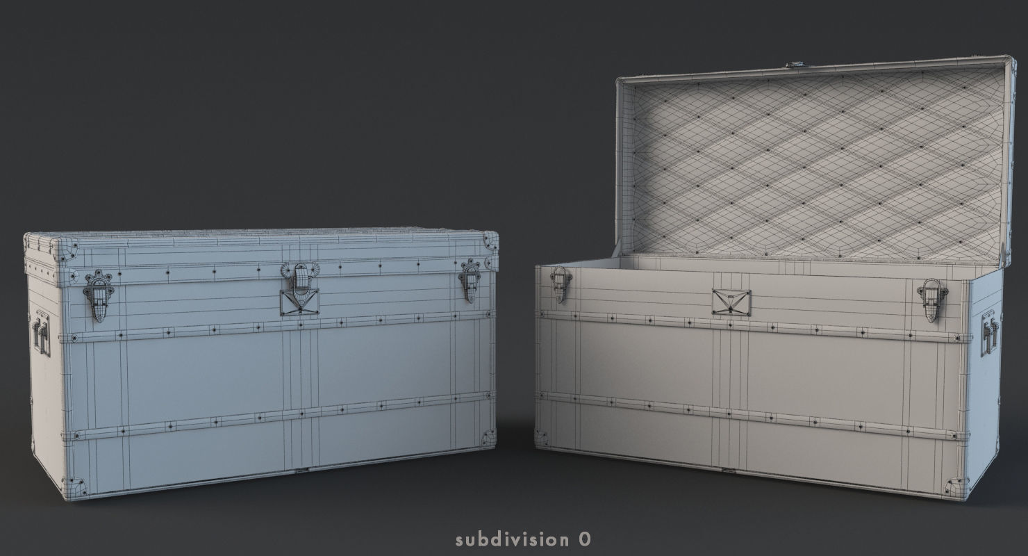 Louis Vuitton Trunk 3D model_10