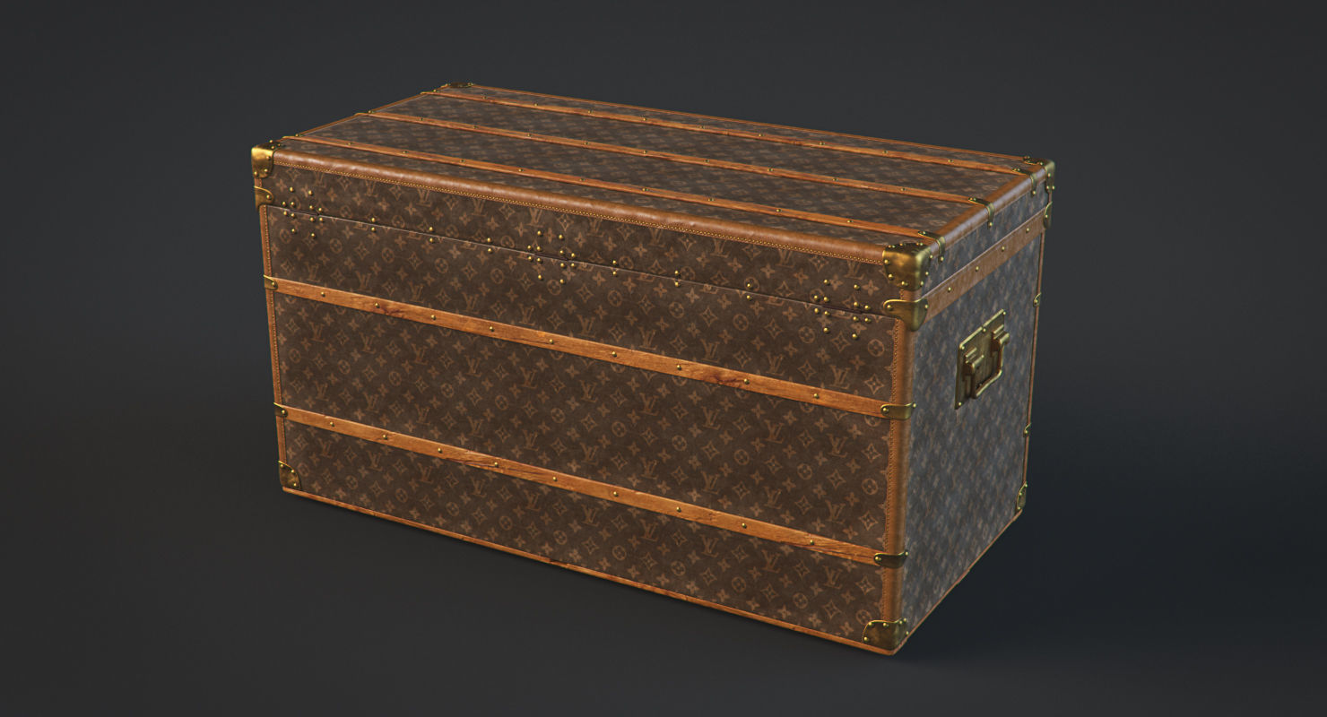 Louis Vuitton Trunk 3D model_2