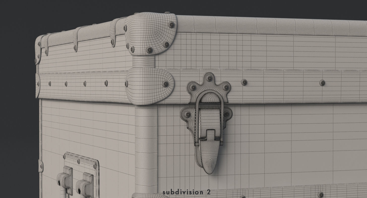 Louis Vuitton Trunk 3D model_15