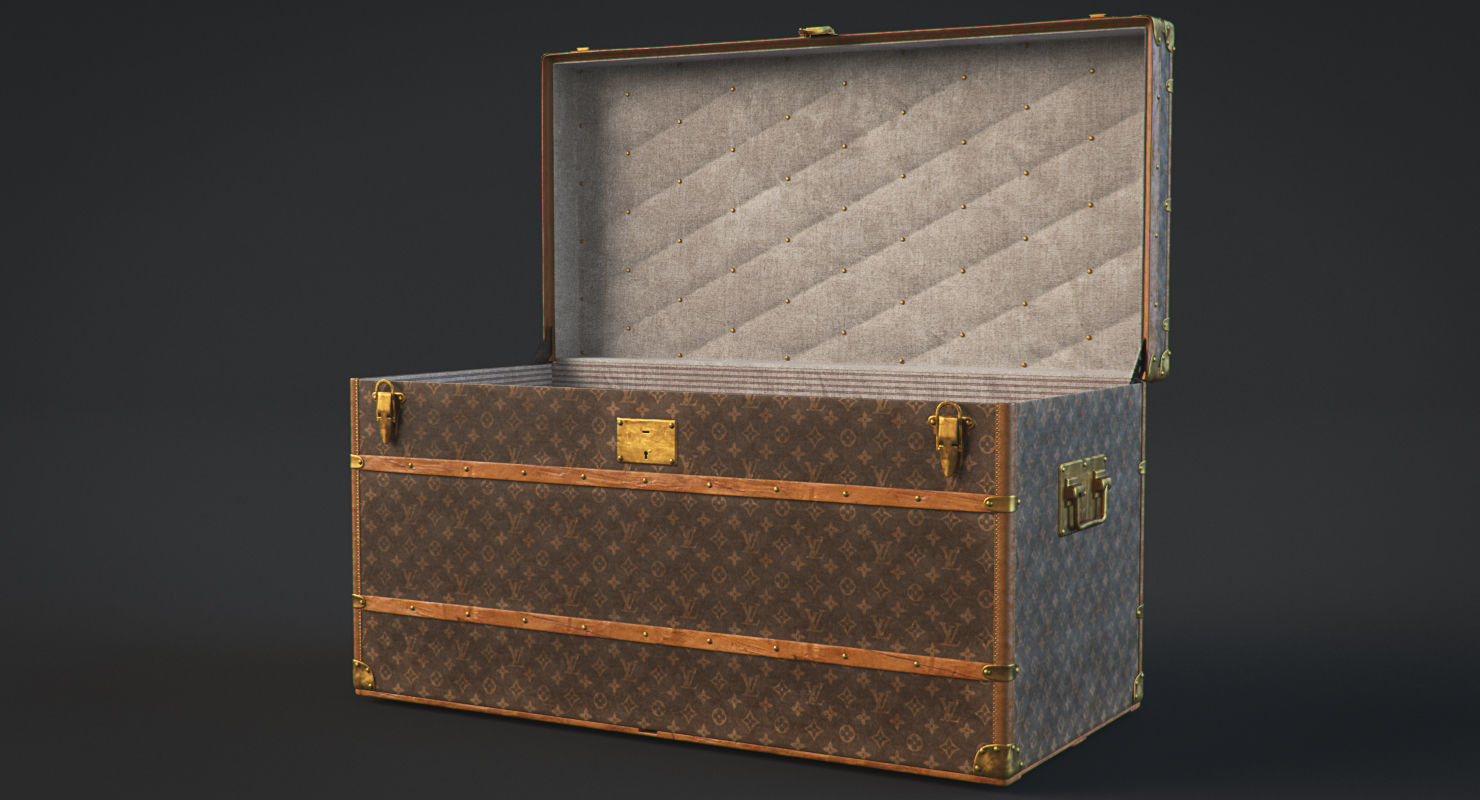 Louis Vuitton Trunk 3D model_9