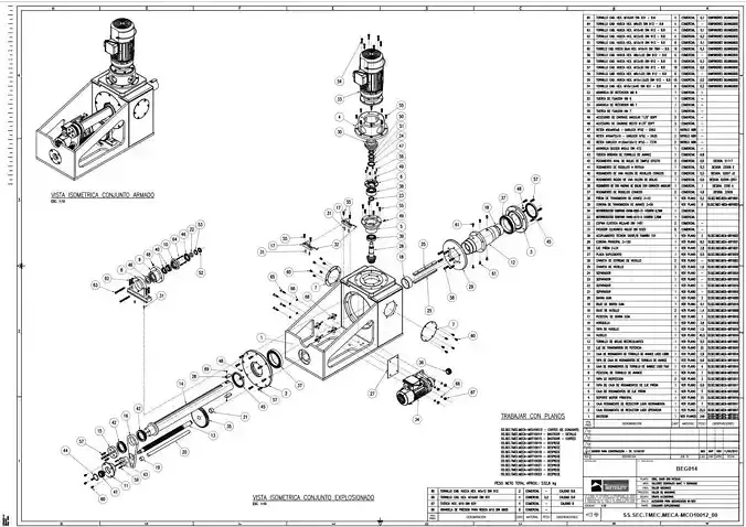 Alesadora portatil industrial para diametros de hasta 800mm