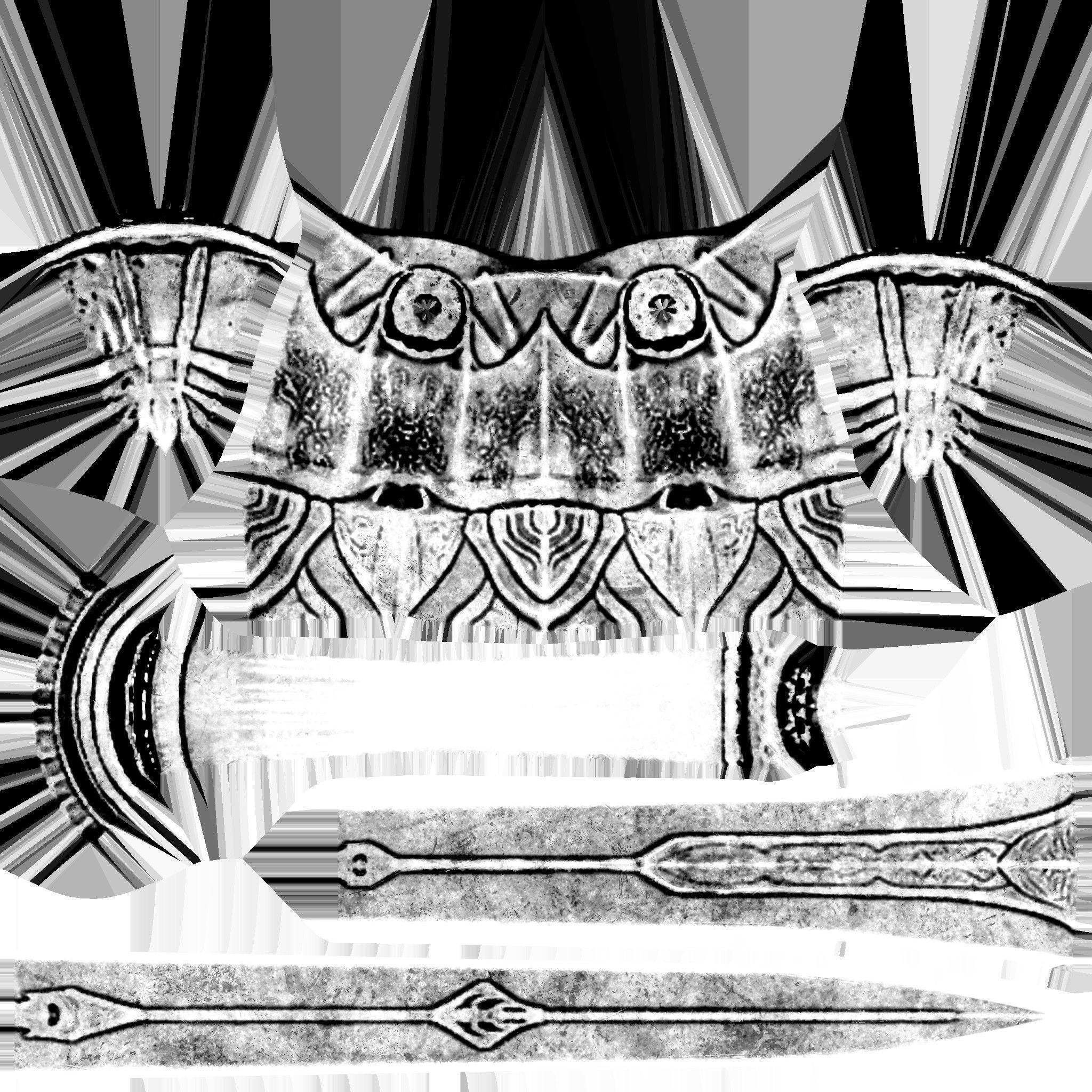 Sword Artorias Low-poly 3D model_2