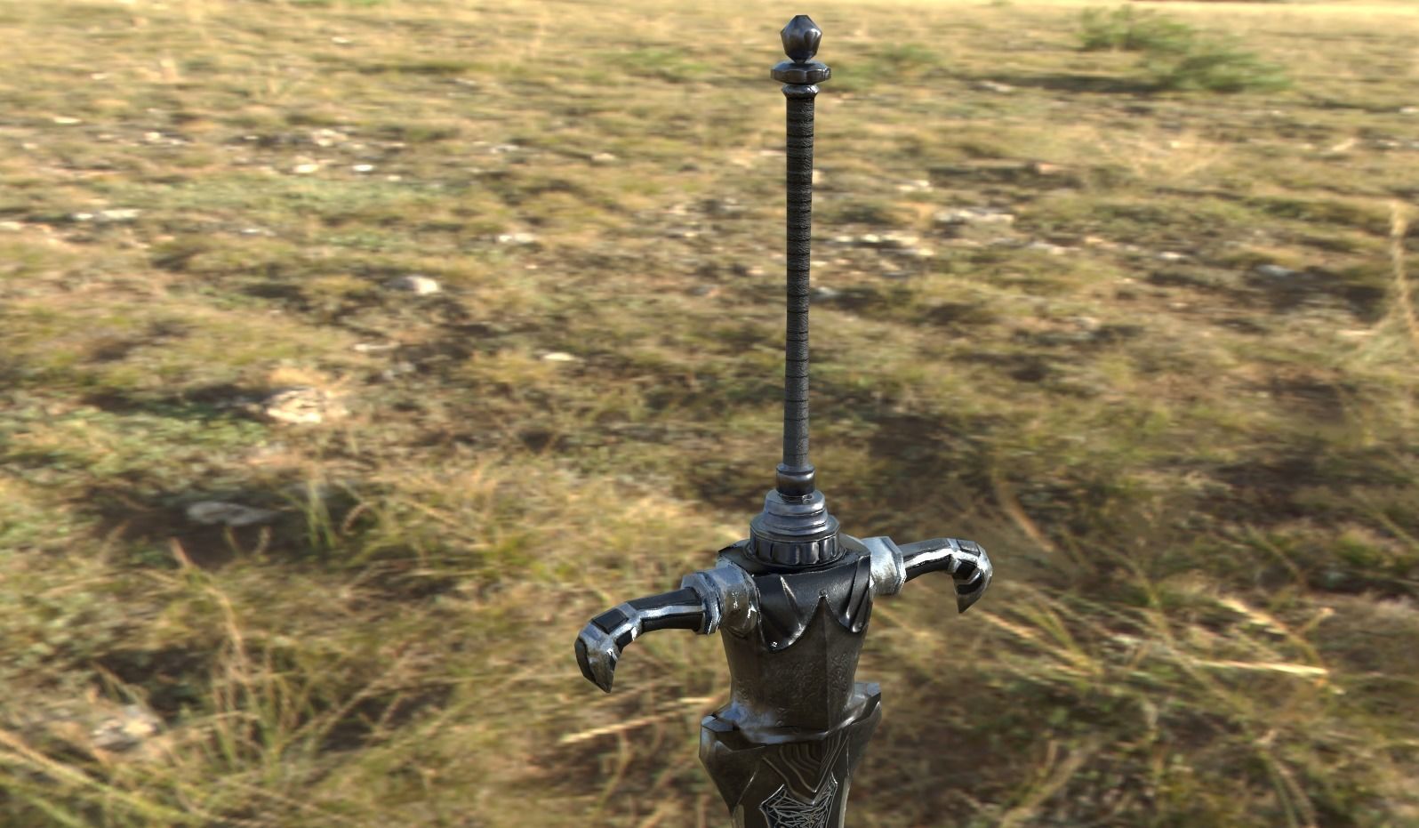 Sword Artorias Low-poly 3D model_7