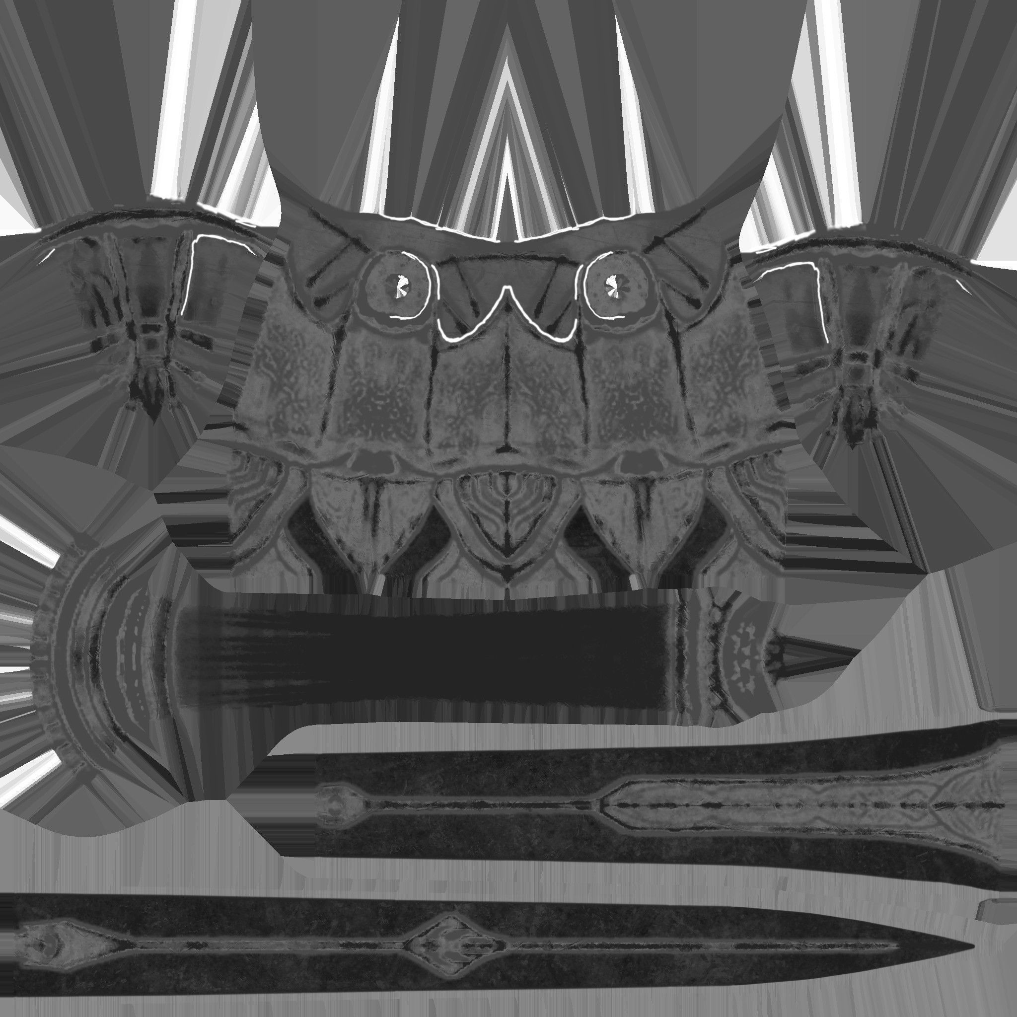 Sword Artorias Low-poly 3D model_4