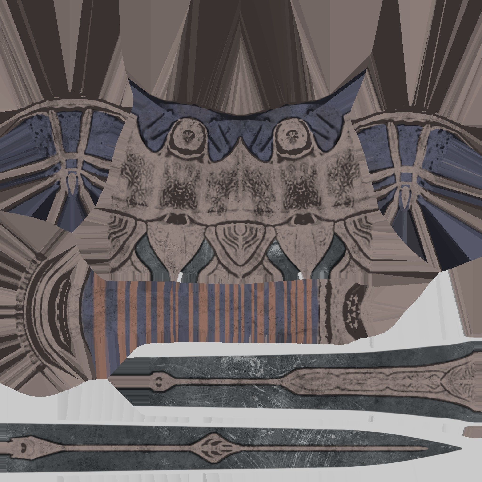 Sword Artorias Low-poly 3D model_1