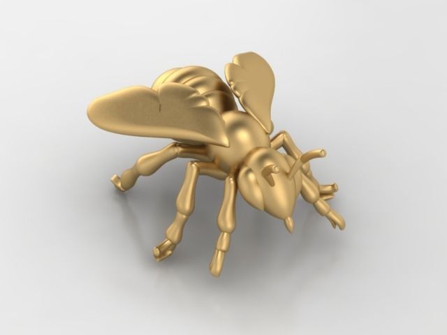 Bee pendant 3D print model 3D print model