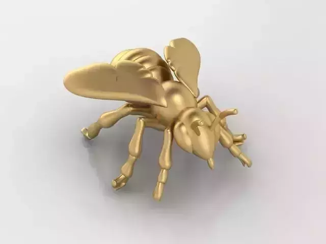 Bee pendant 3D print model 3D print model