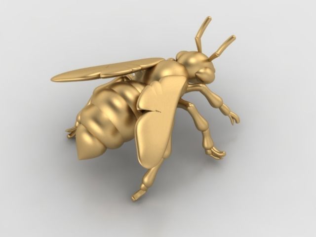 Bee pendant 3D print model 3D print model_1