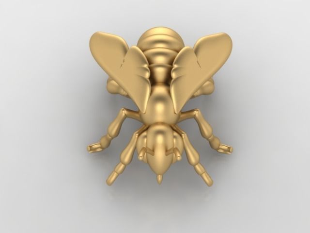 Bee pendant 3D print model 3D print model_2