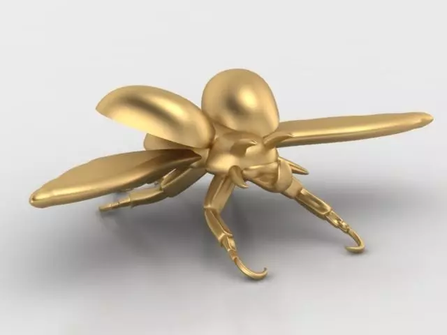 Beetle pendant 3D print model 3D print model_0
