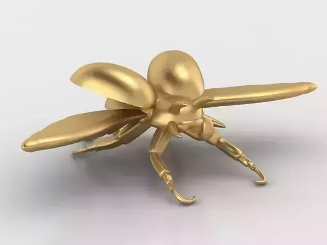 Beetle pendant 3D print model
