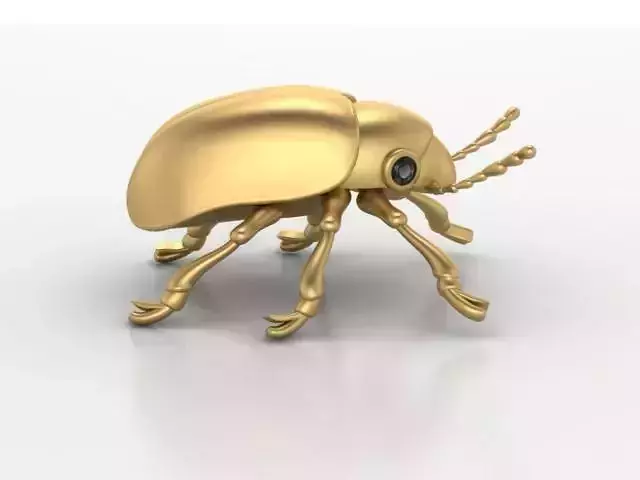 Beetle gem eyes pendant 3D print model