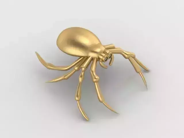 Cute spider pendant 3D print model